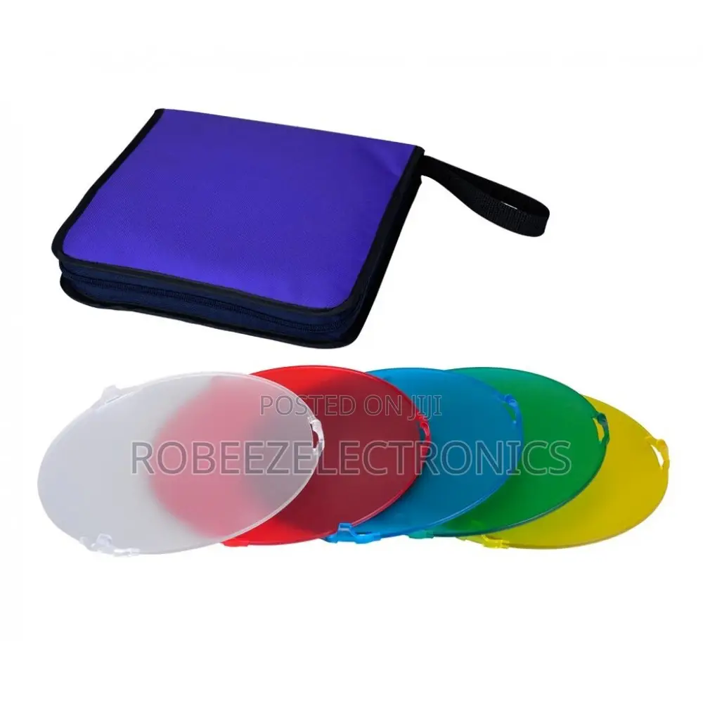 NiceFoto SN-518 5 Color Gel Filter Set for Studio Flash Strobes