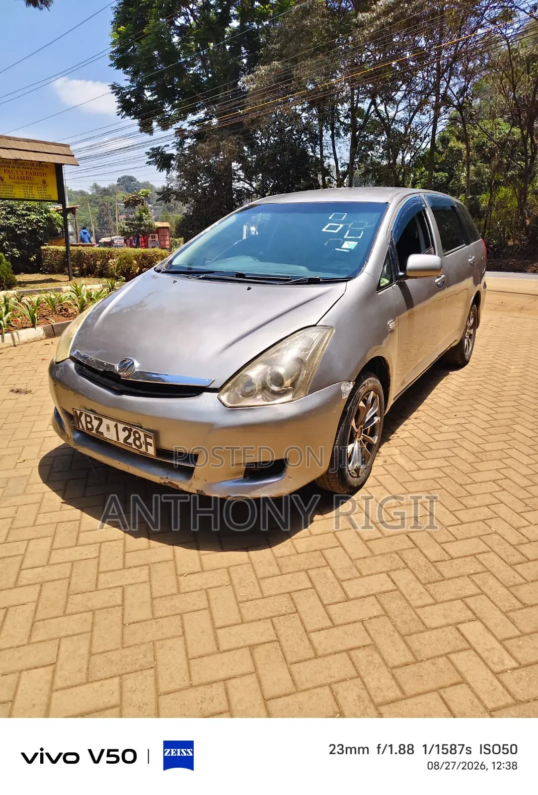 Toyota Wish 2008 Gray
