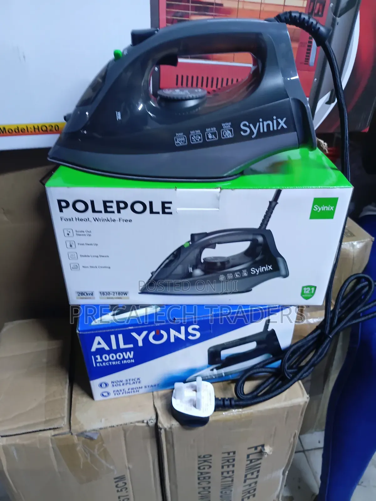 Syinix Electric Steam Iron Box – 2000W