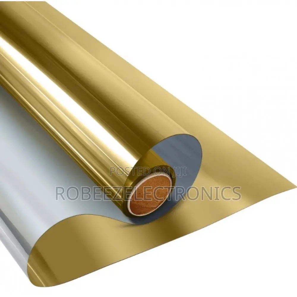Gold and Silver Reflective Mylar Film Roll (5ft X 80ft/1.5m X 19m)