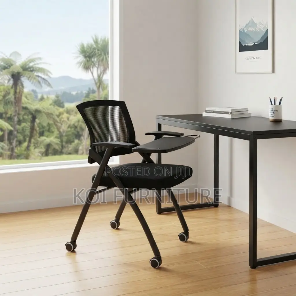 Office Chairs; Conference Room School Chair With Table Attached