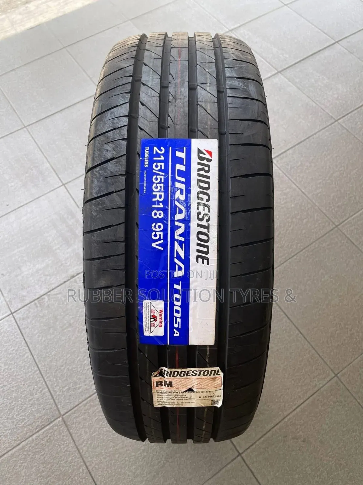 215 /55 R18 Bridgestone Tires 95V TURANZA T005