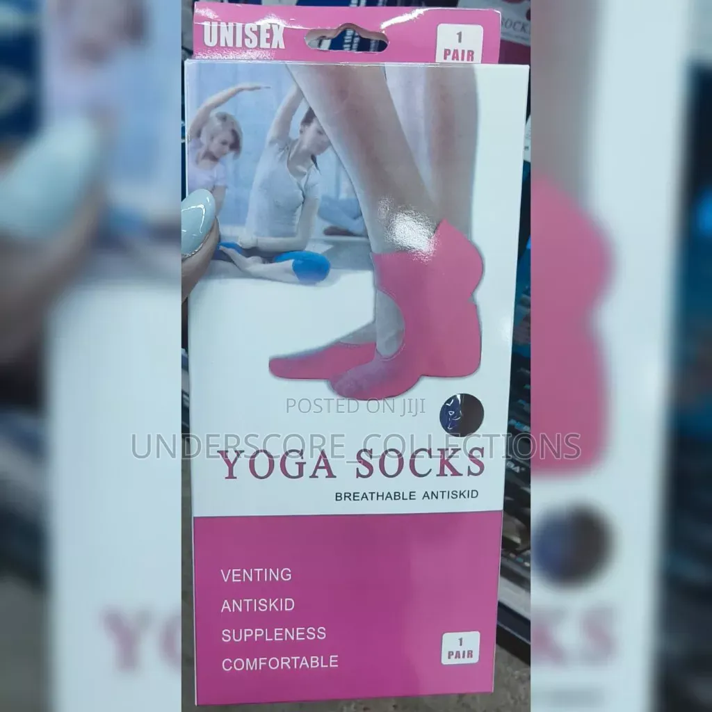 Pink Yoga Socks