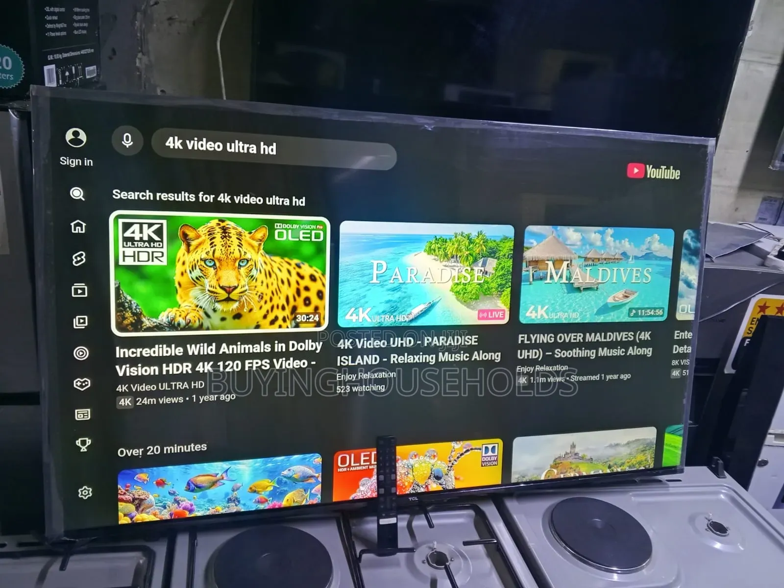 TCL 55" Google TV Model:55V6C