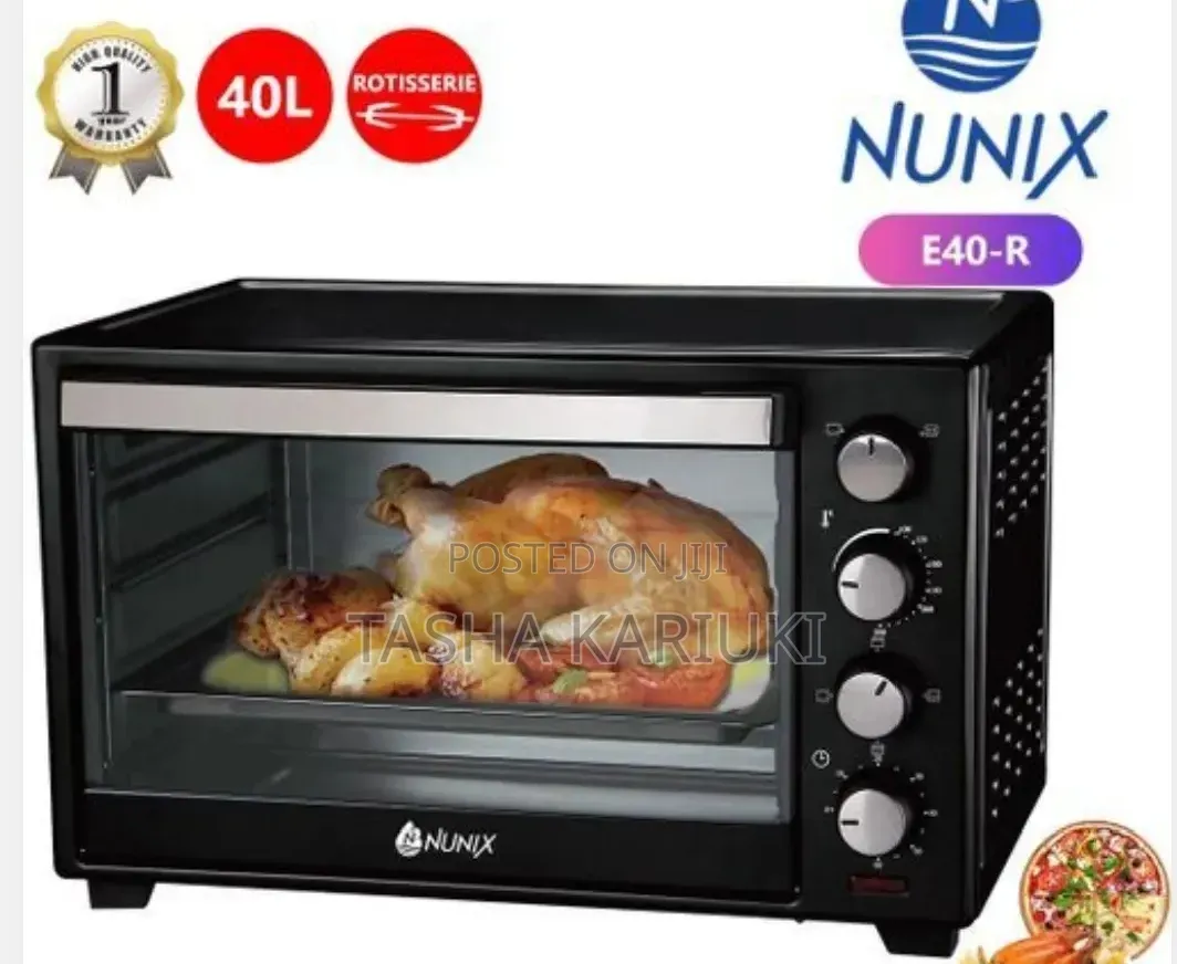 *Nunix 40 Litres Electric Rotisserie Oven , 40 Litres
