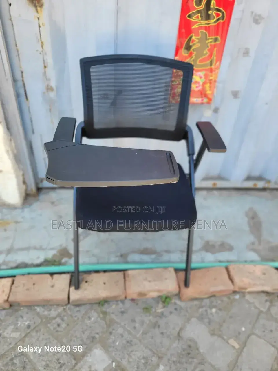Black Mesh Training Chairs