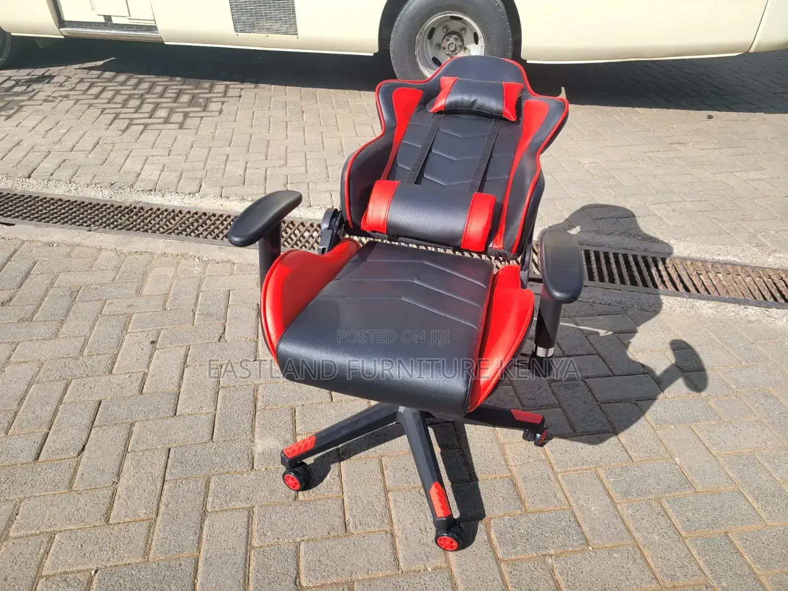 Black and Red Reclining Gaming Chair