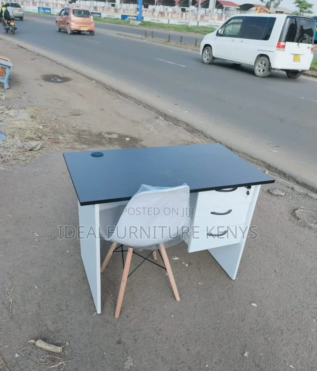 Modern Office Desk With Armchair