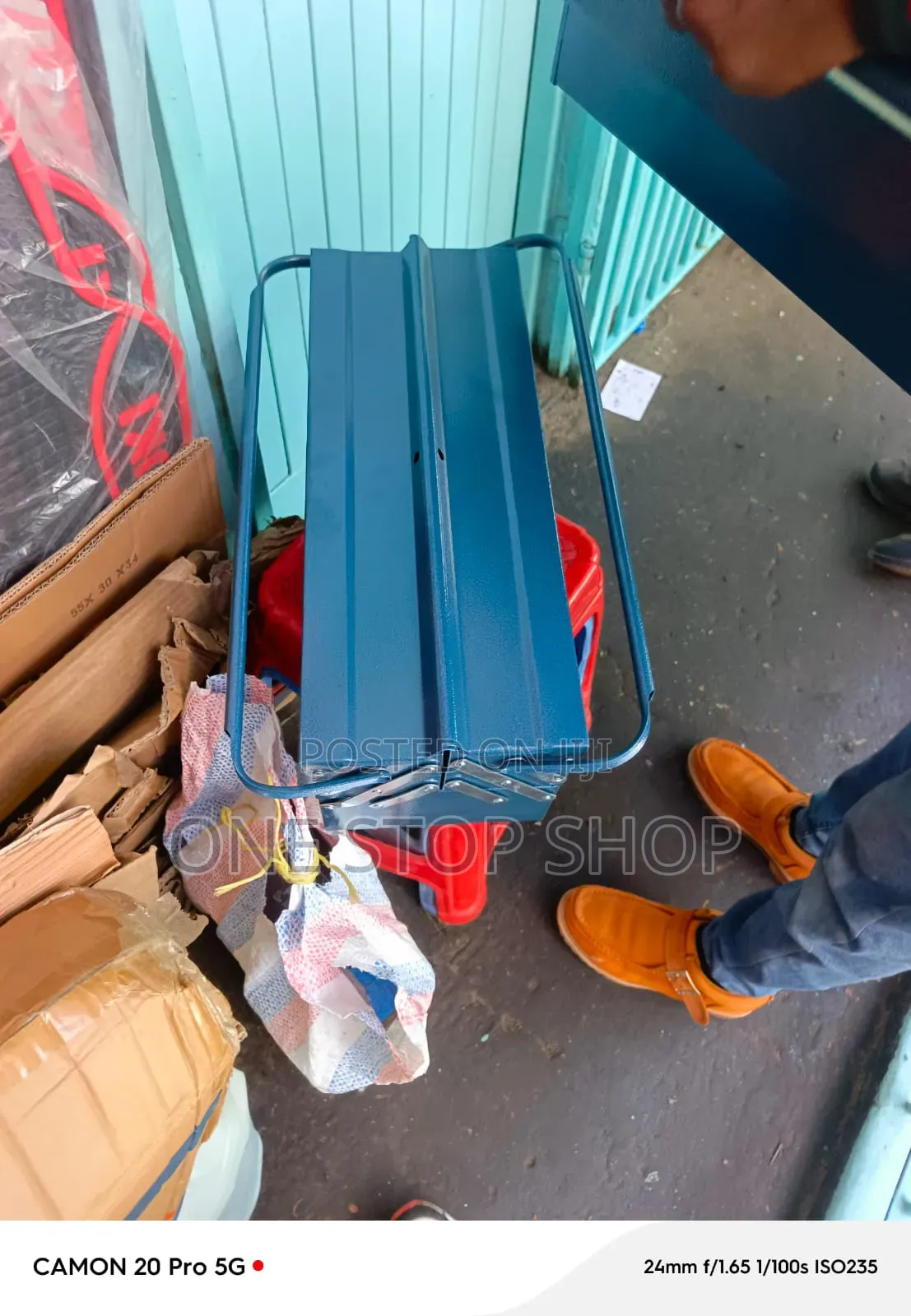 5tray Folding Expandable Storage Trays Empty Tool Box
