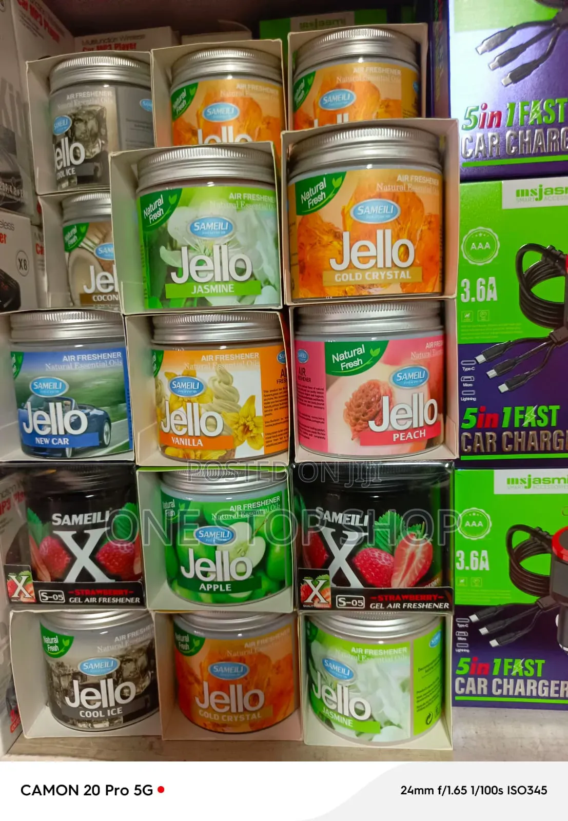 2pc Flavour Compact Friendly Slow Release Air Freshener Gel