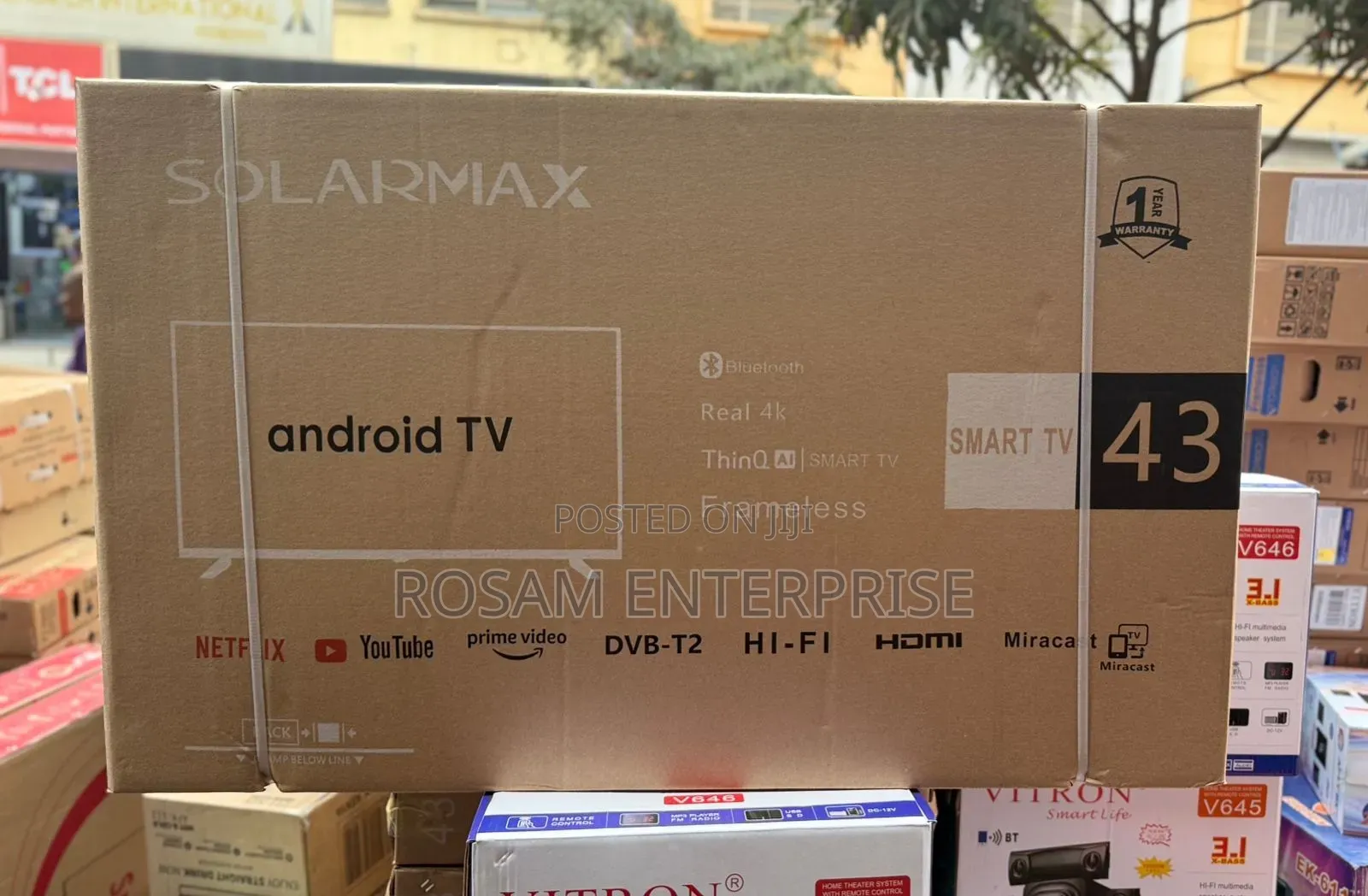 Solarmax 43"inches Smart TV