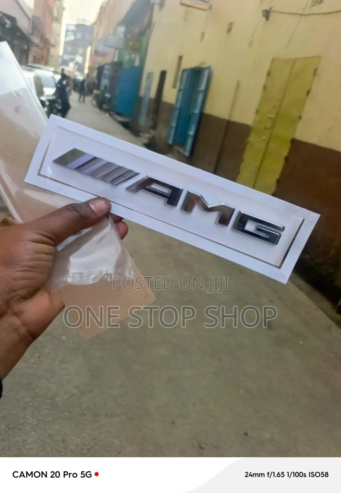 3D AMG Raised Lettering Trunk Sticker Badge