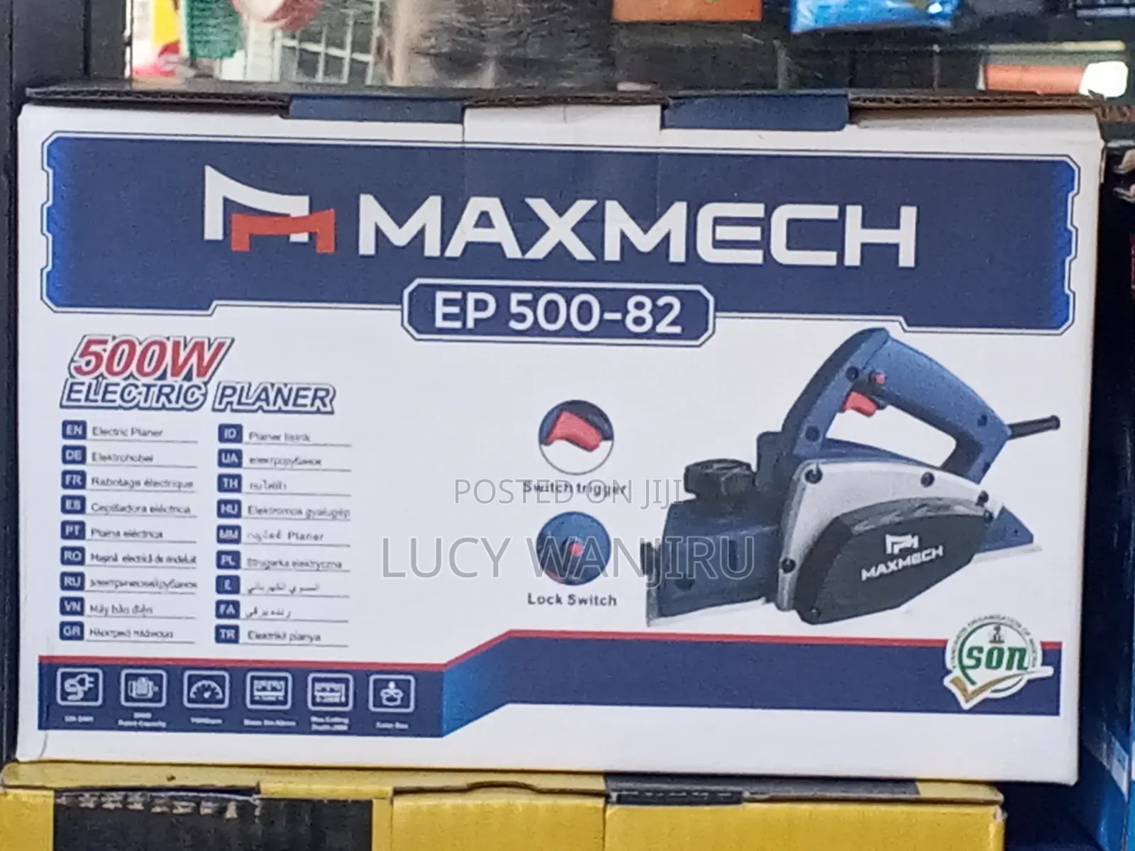 Maxmech 500watts Electric Planer