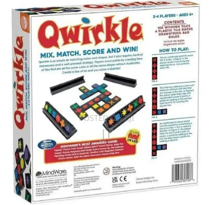 Qwirkle Card Game