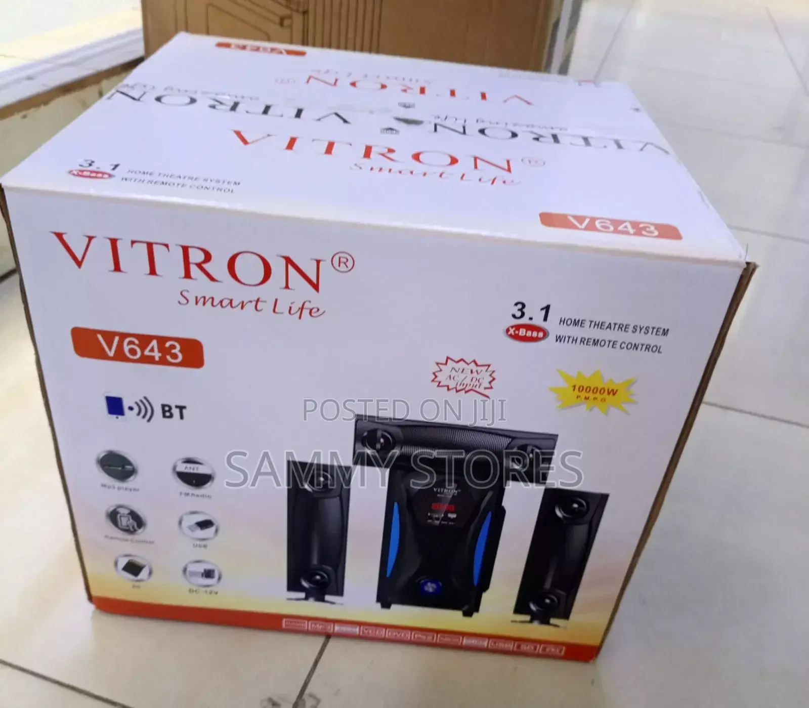 Vitron V643 Powerful Bass Home Theatre System With FM Radio
