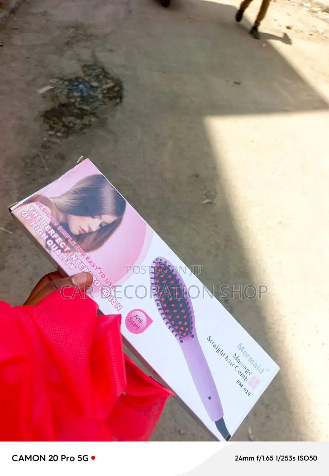 Mermaid Straight Electric Hair Comb