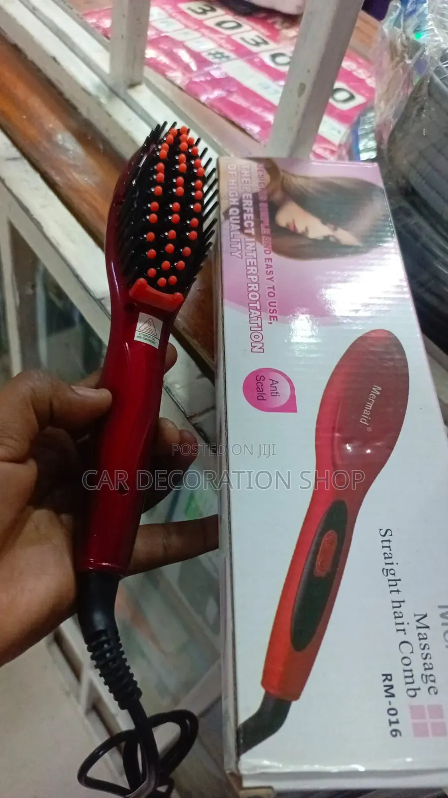 Mermaid Straight Electric Hair Comb