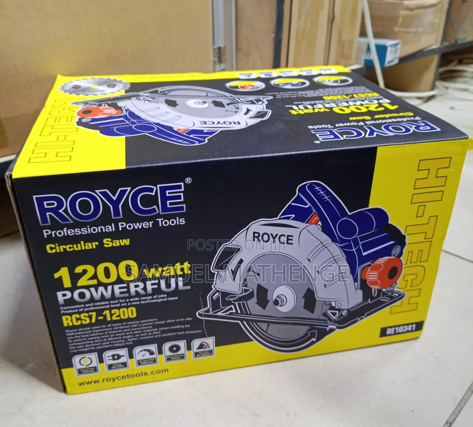 Royce Professional 1200W Circular Wood Saw