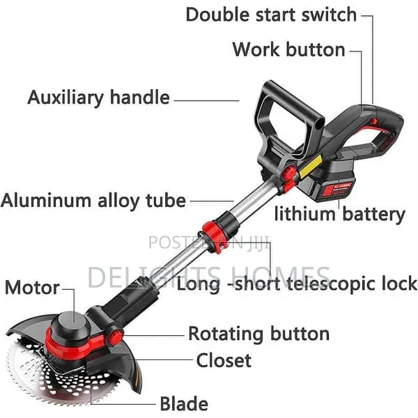 9 Blades Lawn Mower Grass Cutter-Pa