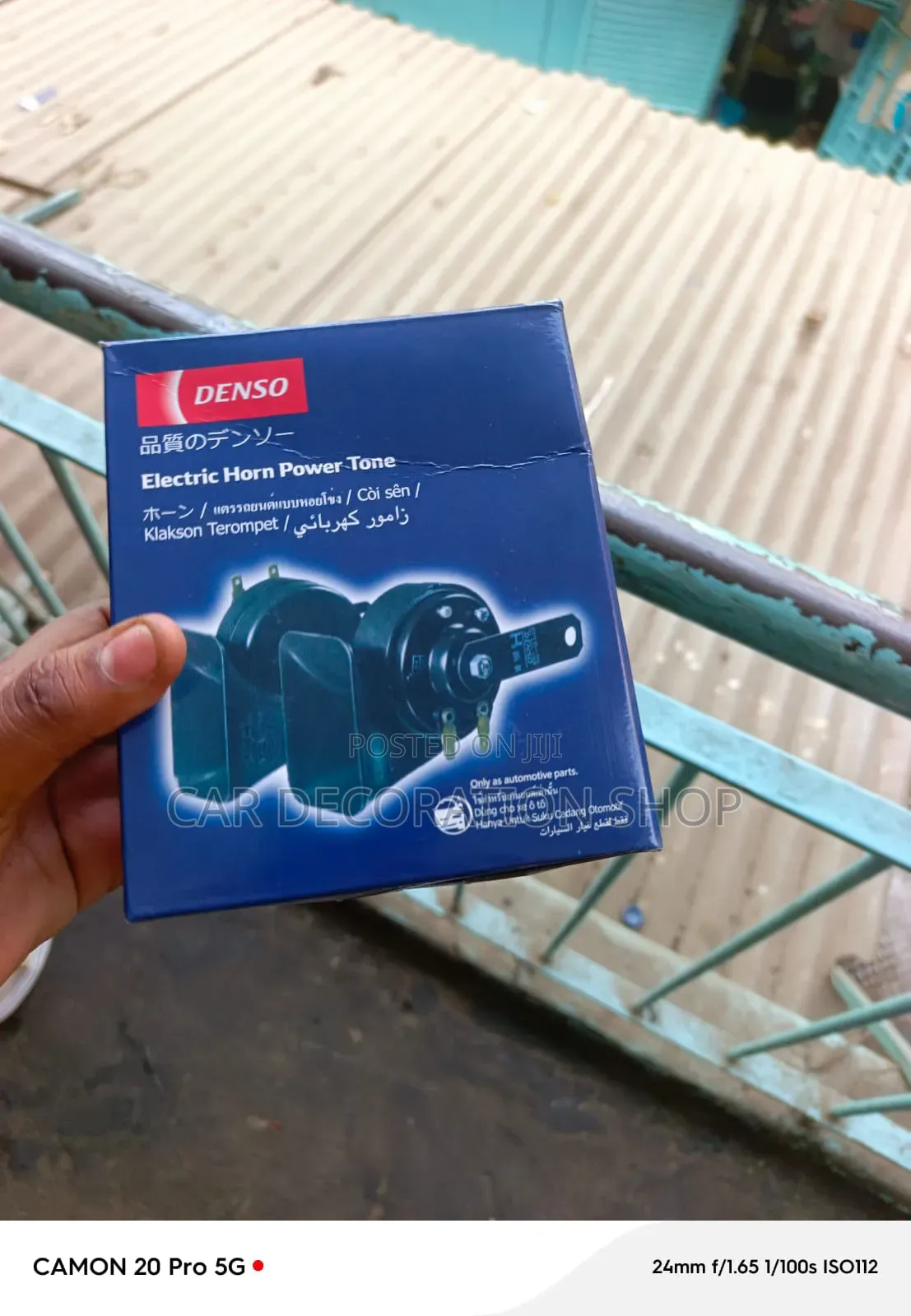 12v Denso Horn in Pair Project Aloud, Attention Grabbing Sound Level