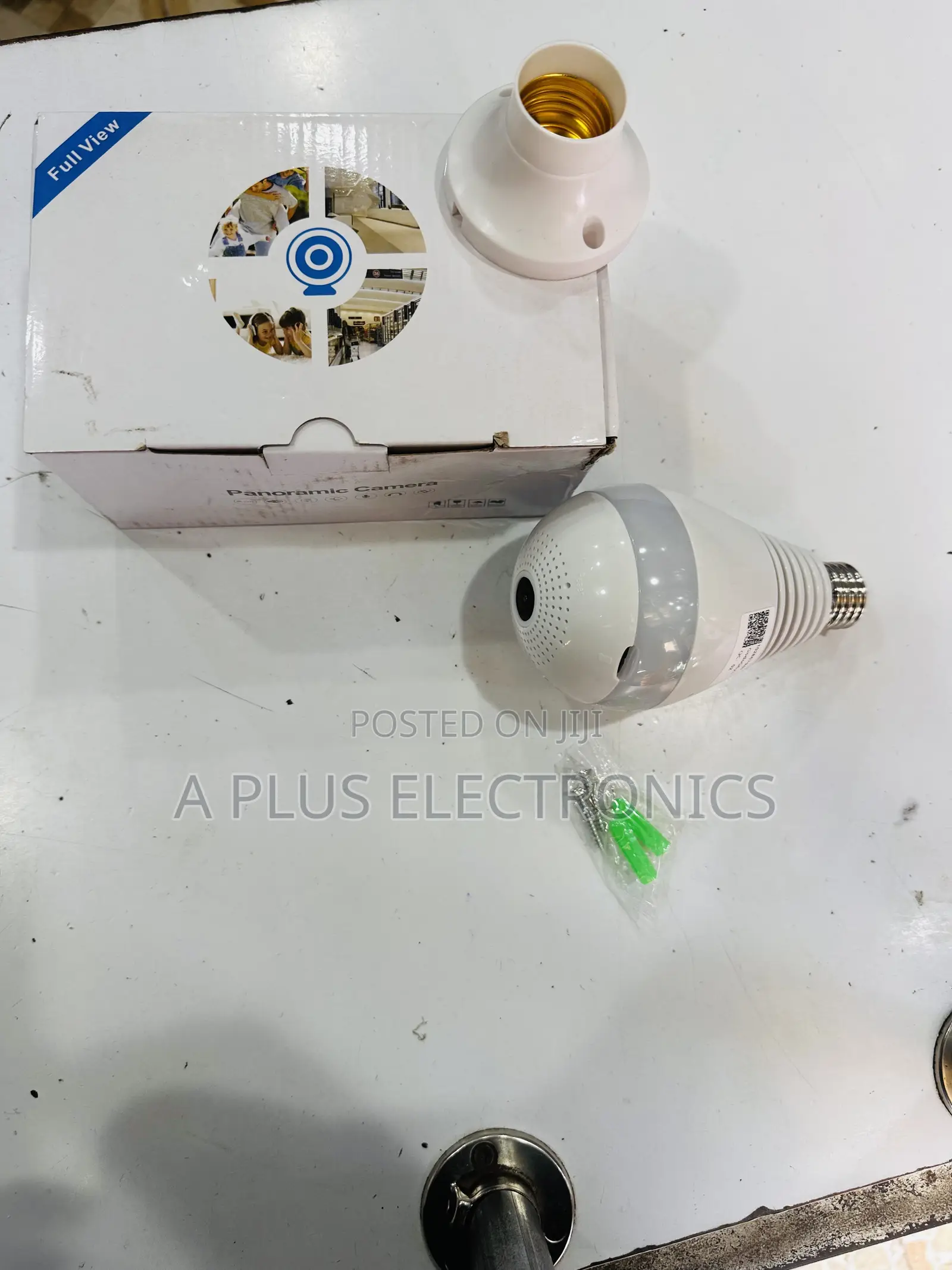 V9 Camera Bulb (V380 App) – 360° Panoramic CCTV Camera