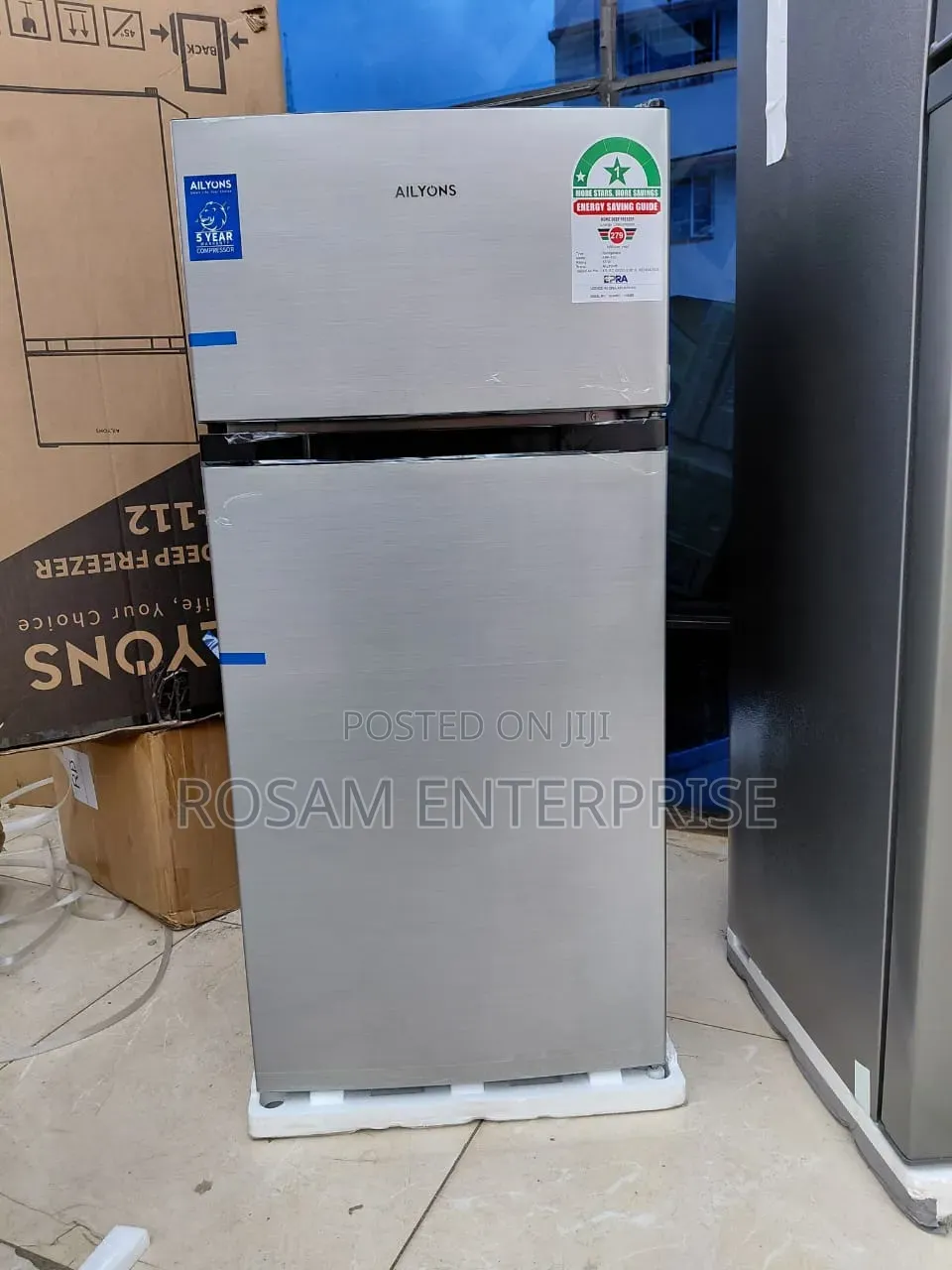 Ailyons Double Door Fridge 112Litres