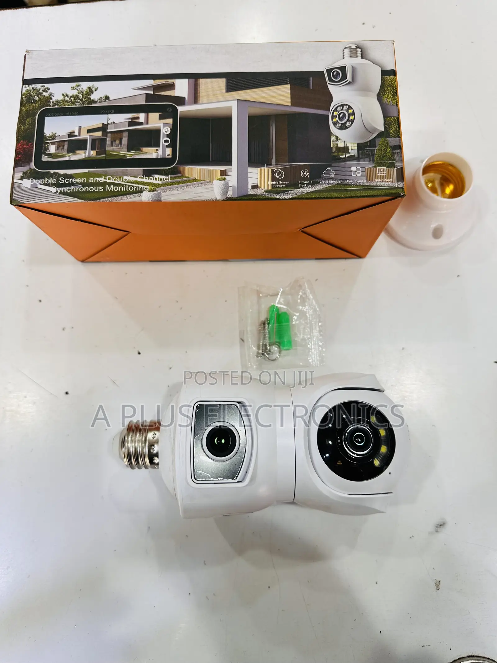 E9 Wifi CCTV Dual Lens Camera 360° Panoramic View
