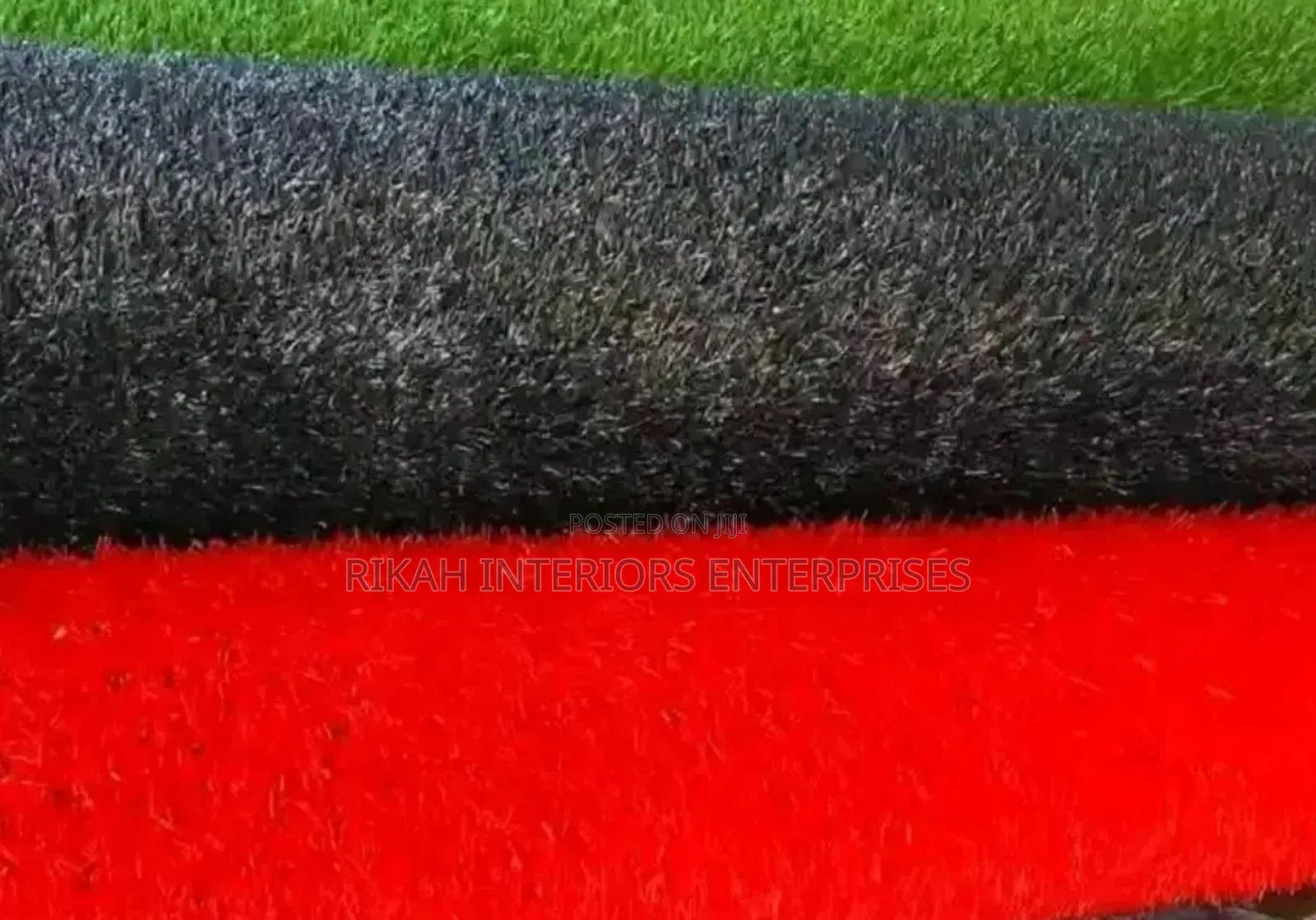 Red Grass Carpets Artificial Grass Carpets Environmental Friendly