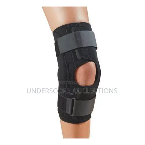 Black Knee Wrap Hinged(neoprene)