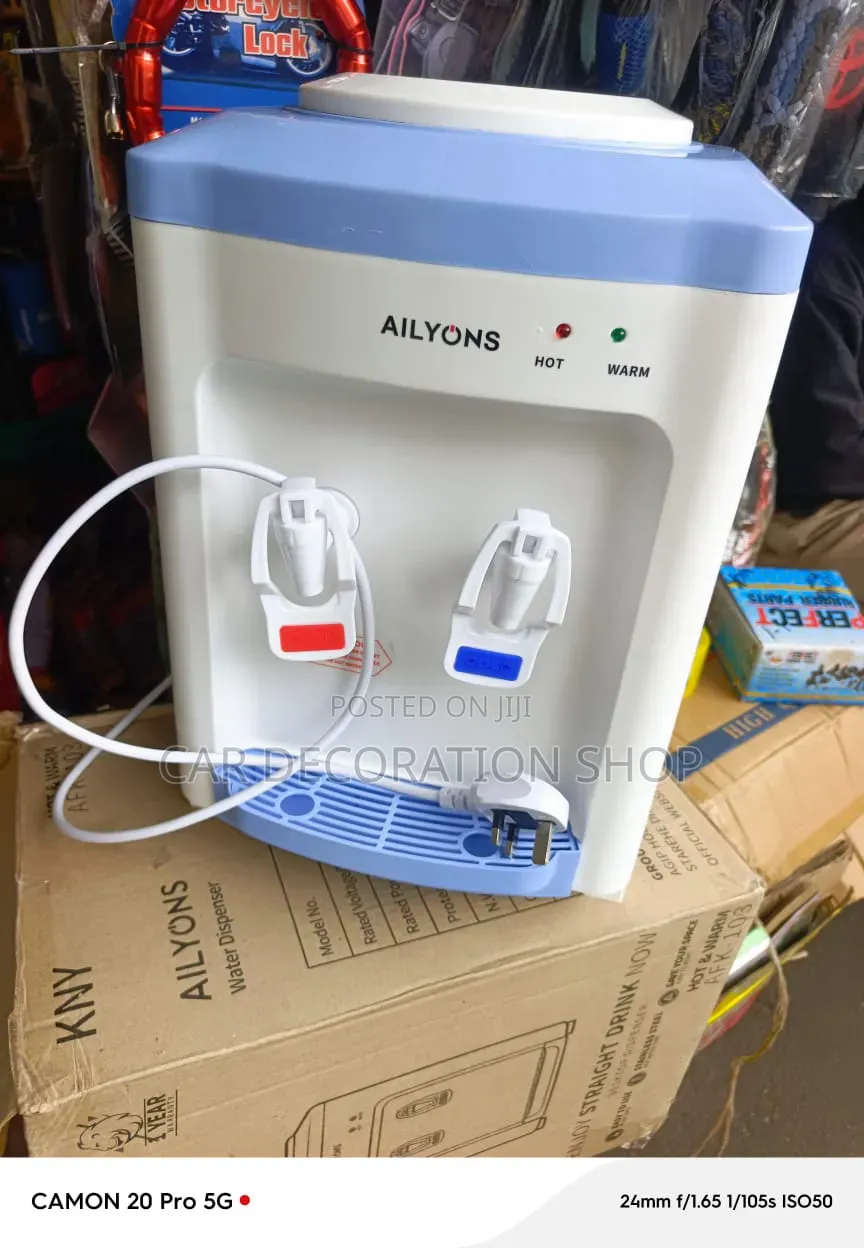 Countertop Water Dispenser Wit Push Taps Coded Red/Blue for Hot/Normal