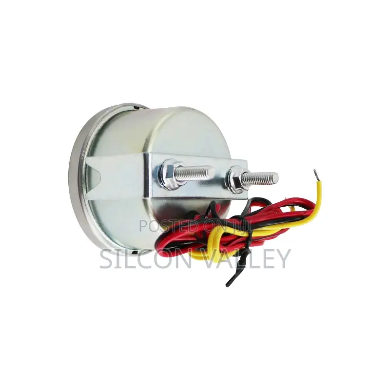 2 in 1 Round Voltage and Temperature Gauge With Blue Display