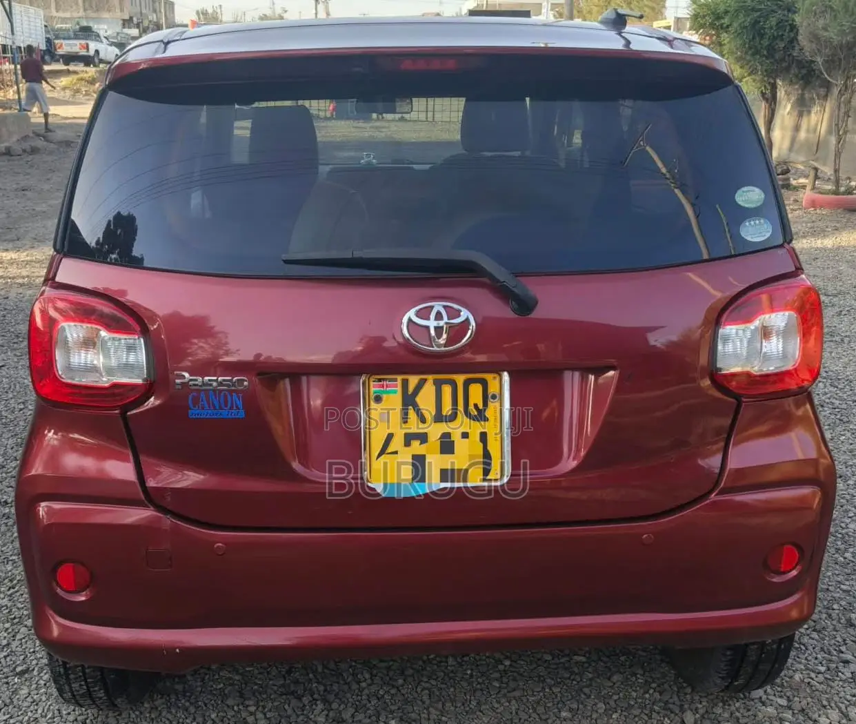 Toyota Passo 2017 Maroon
