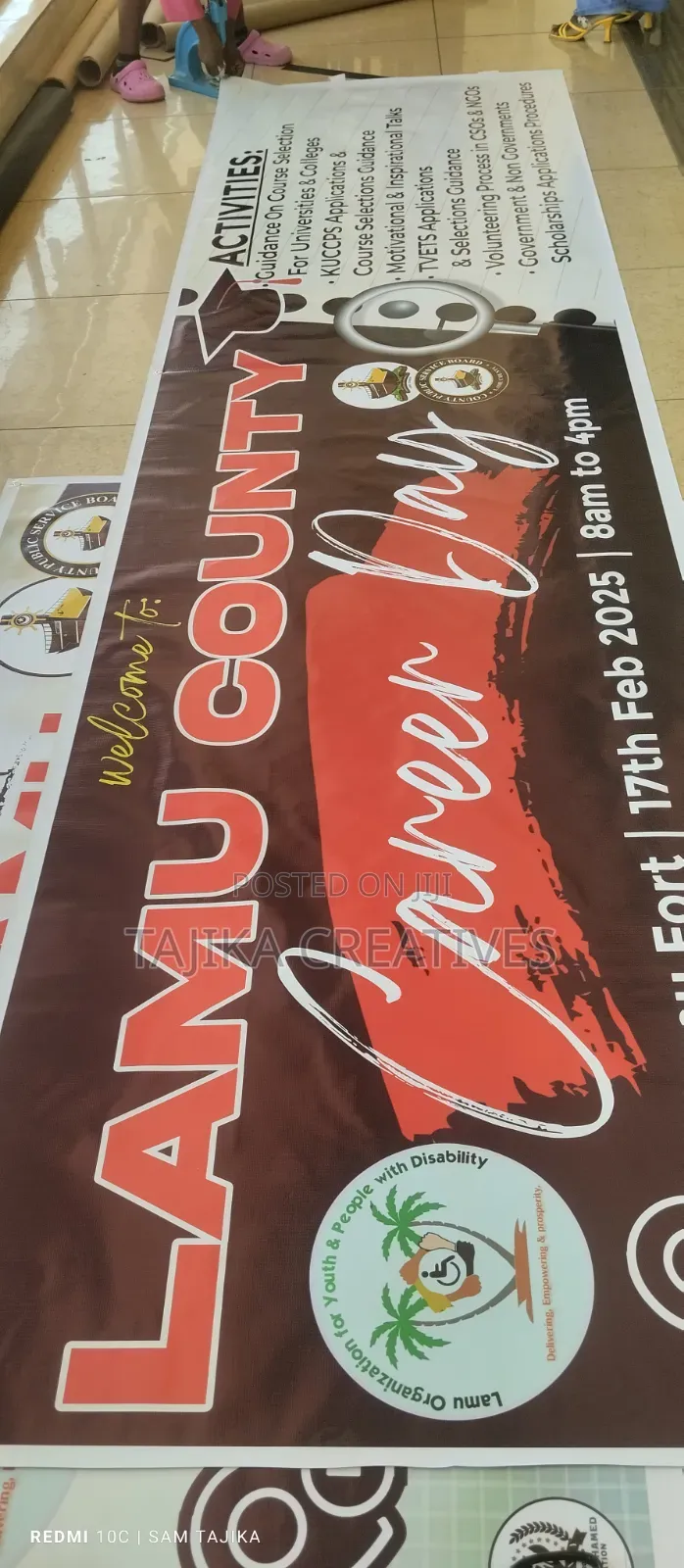 Banner Printing 3.2metres Any Length