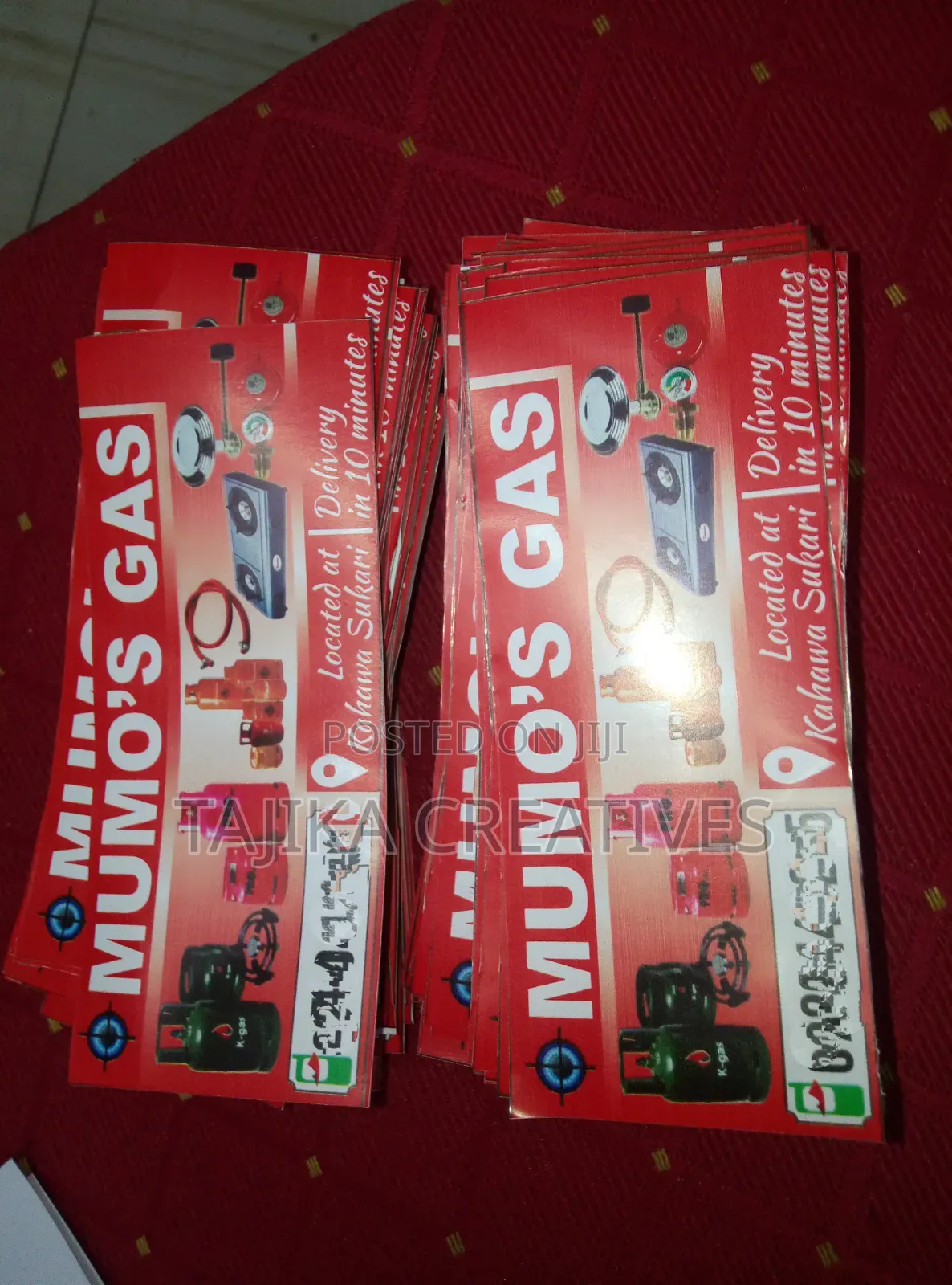 Gas Sticker Labels