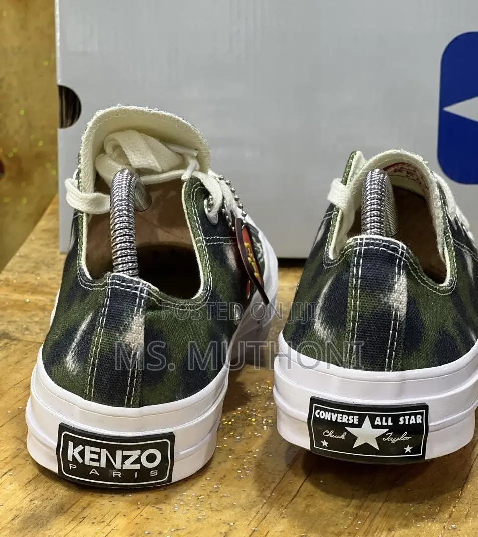 Converse X KENZO Chuck 70 Low "Hana Leopard Cypress".