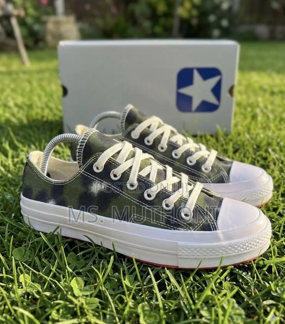 Converse X KENZO Chuck 70 Low "Hana Leopard Cypress".