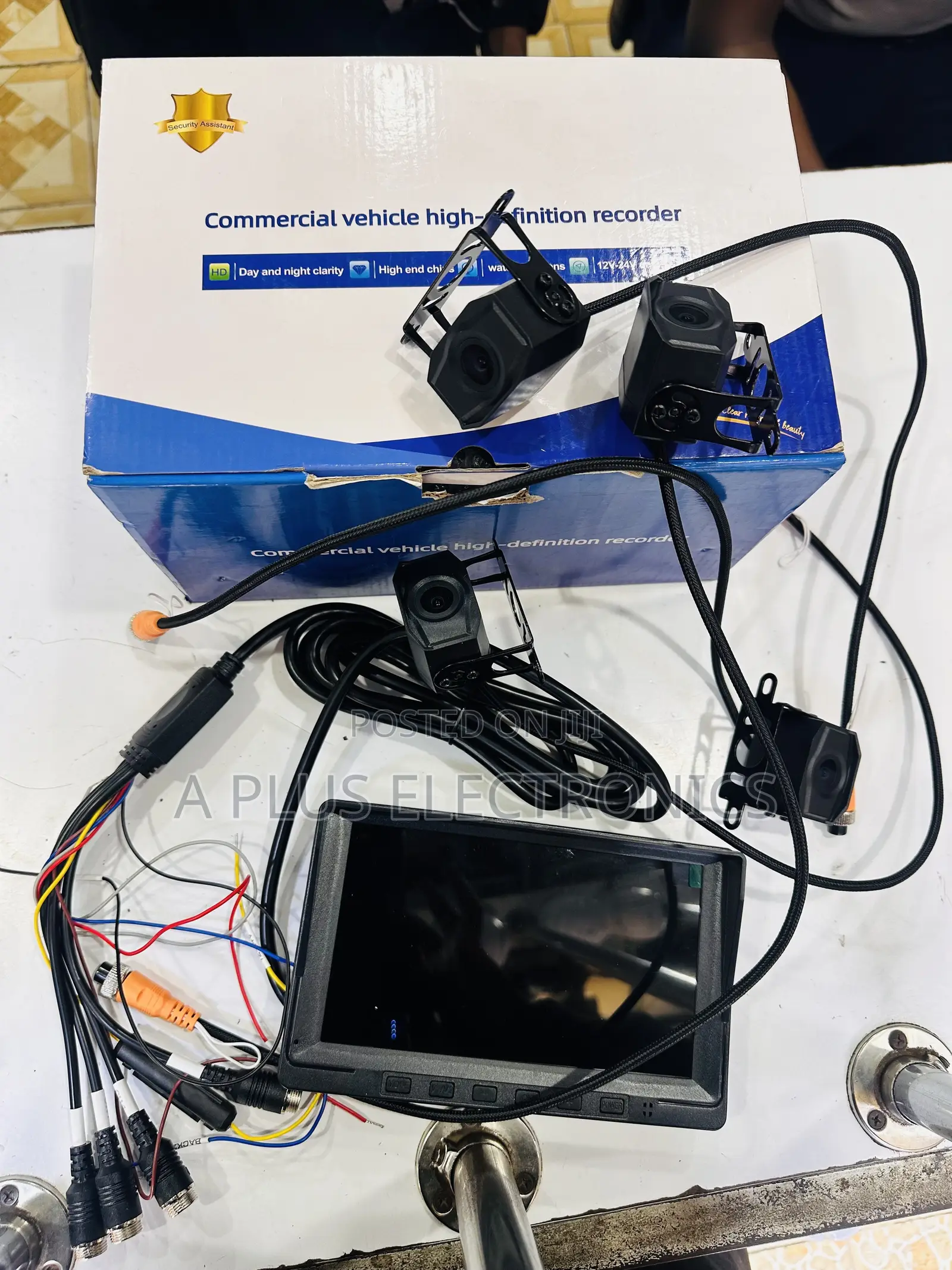 Commercial Vehicles 360° 4 Lens Surveillance Cameras – HD