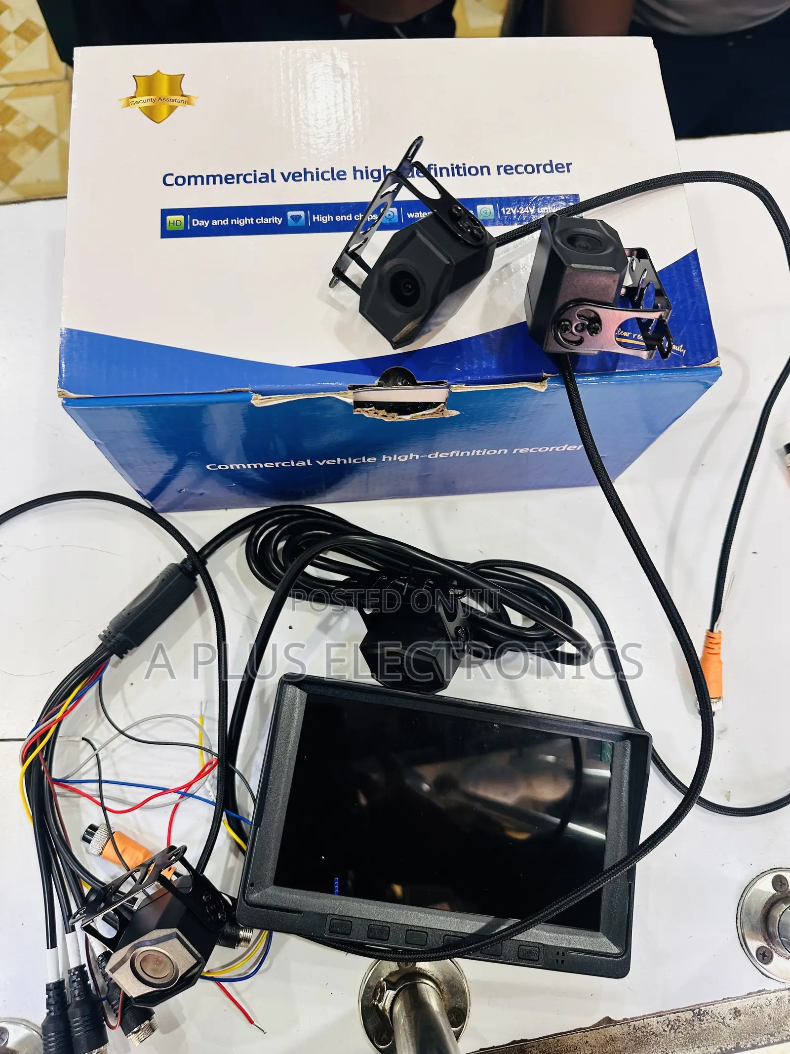 Commercial Vehicles 360° 4 Lens Surveillance Cameras – Full Coverage