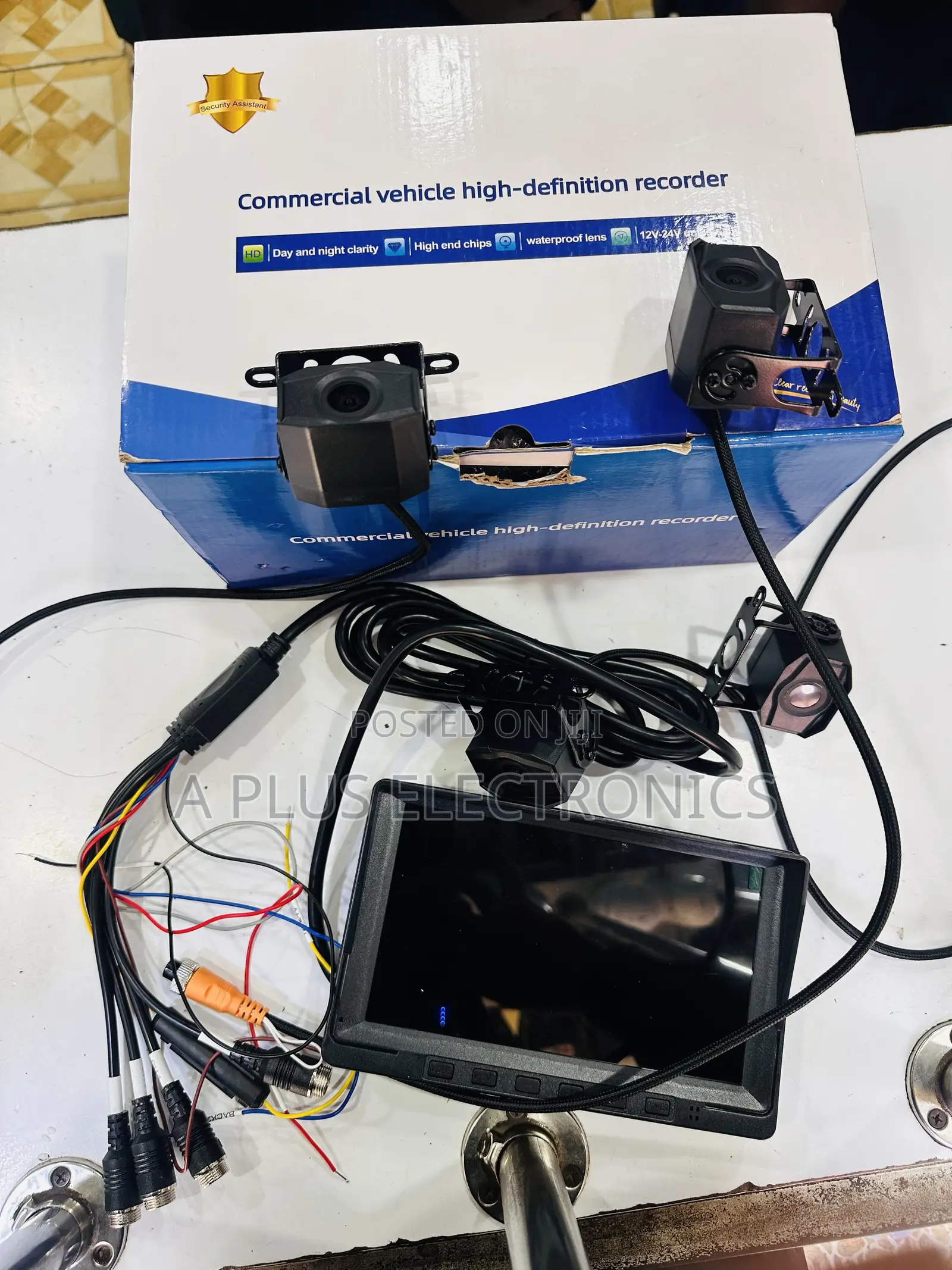 Commercial Vehicles 360° 4 Lens Surveillance Cameras – Full Coverage