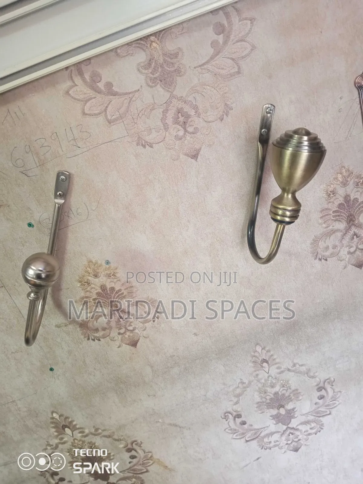 Smooth Stylish Juakali Curtain Holders
