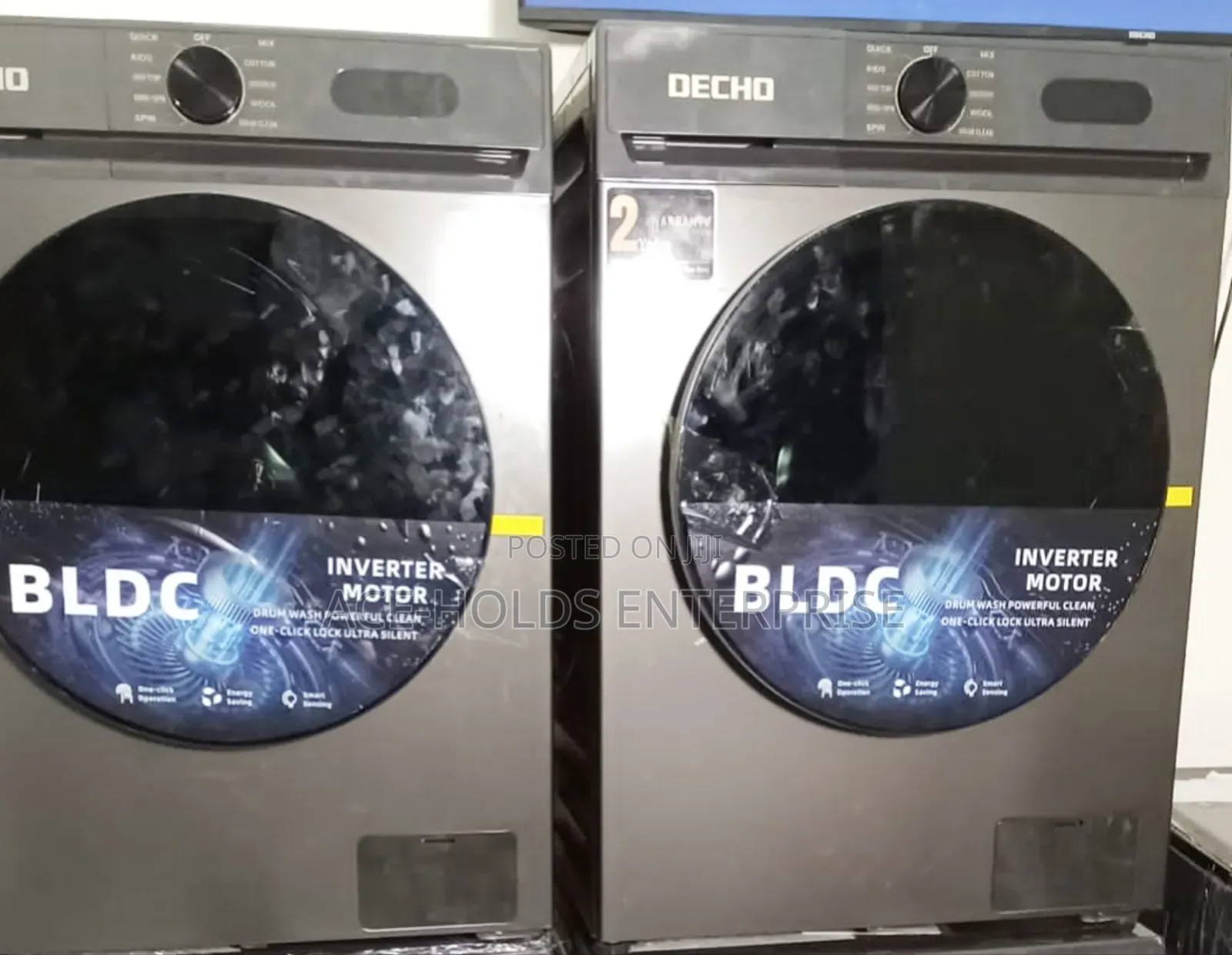 Dech 8Kgs Front Load Washing Machine - Inverter Motor Technology