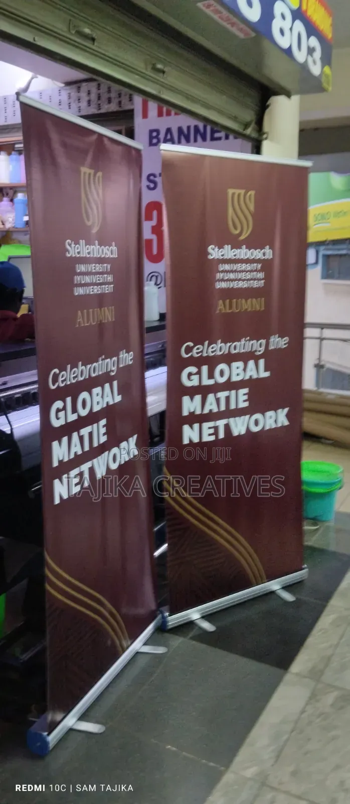 Narrow Base Roll Up Banner