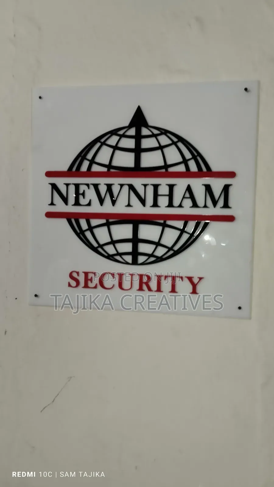 2D Wall Office Logo Signage