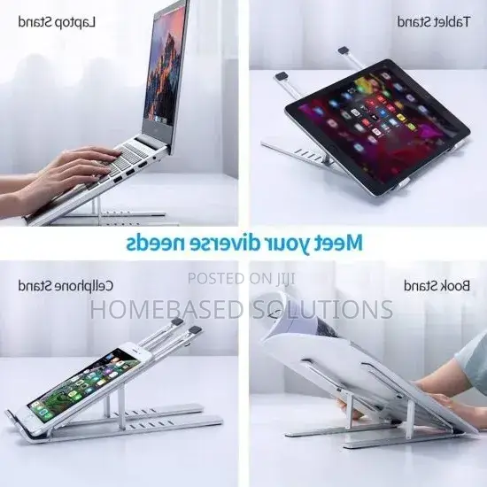 Foldable Adjustable Laptop Stand Bracket -Plastic