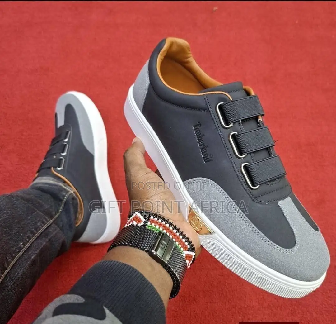 Leather Timberland Smart Casual With Straps for Men