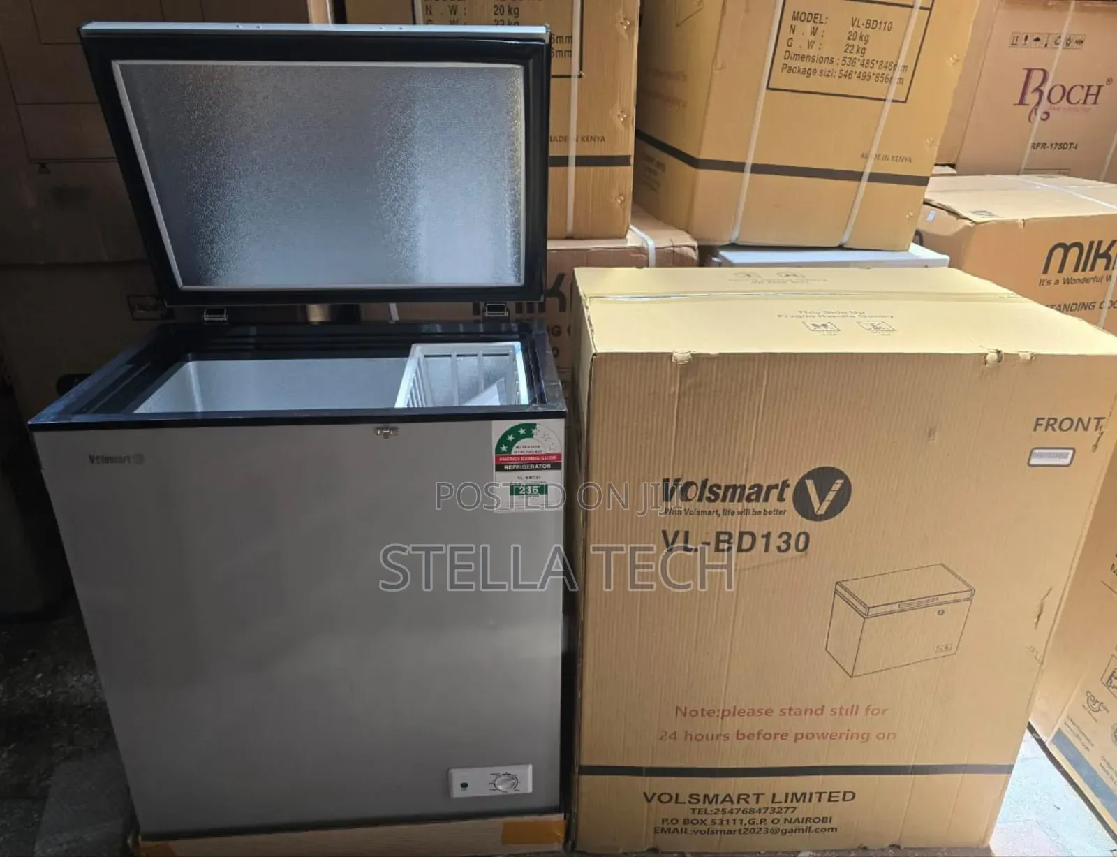 130 Litres Volsmart Chest Freezer