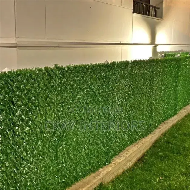 Well Established House Surrounding Artificial Privacy Fence