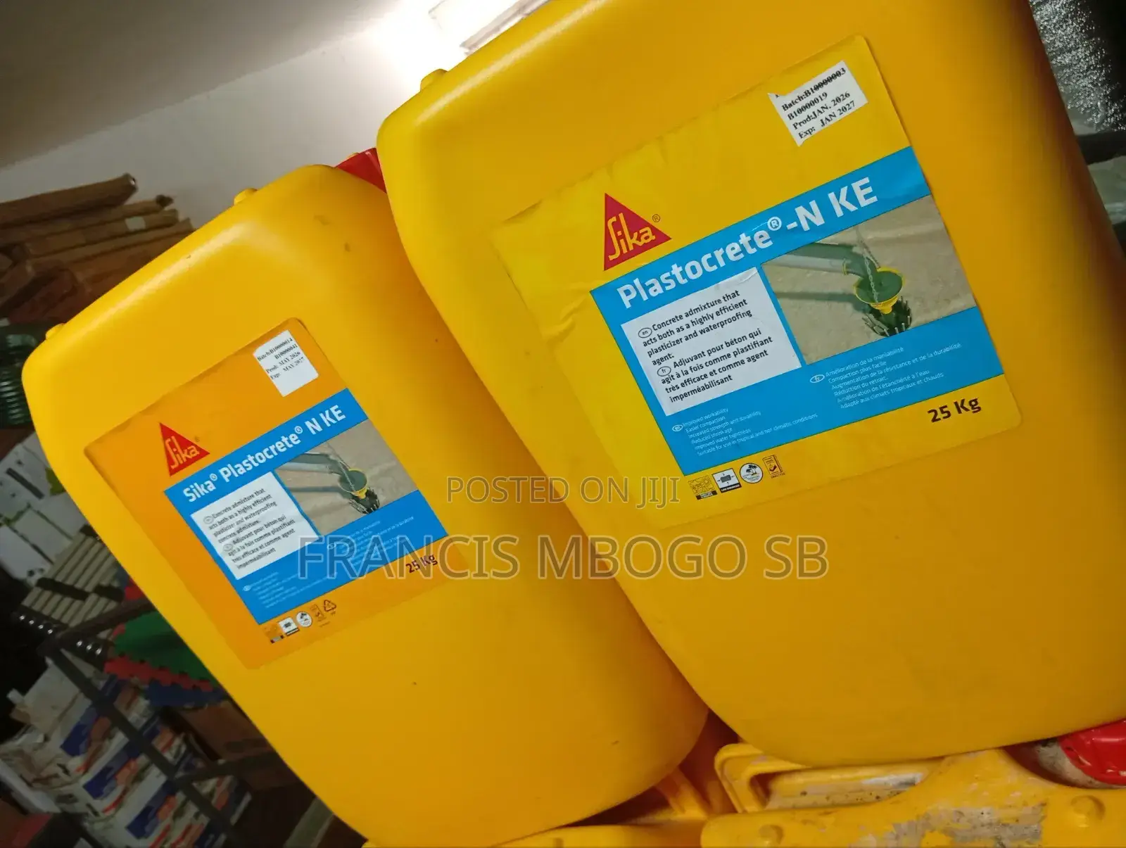 Water Resistance/ Plastocrete N Admixture