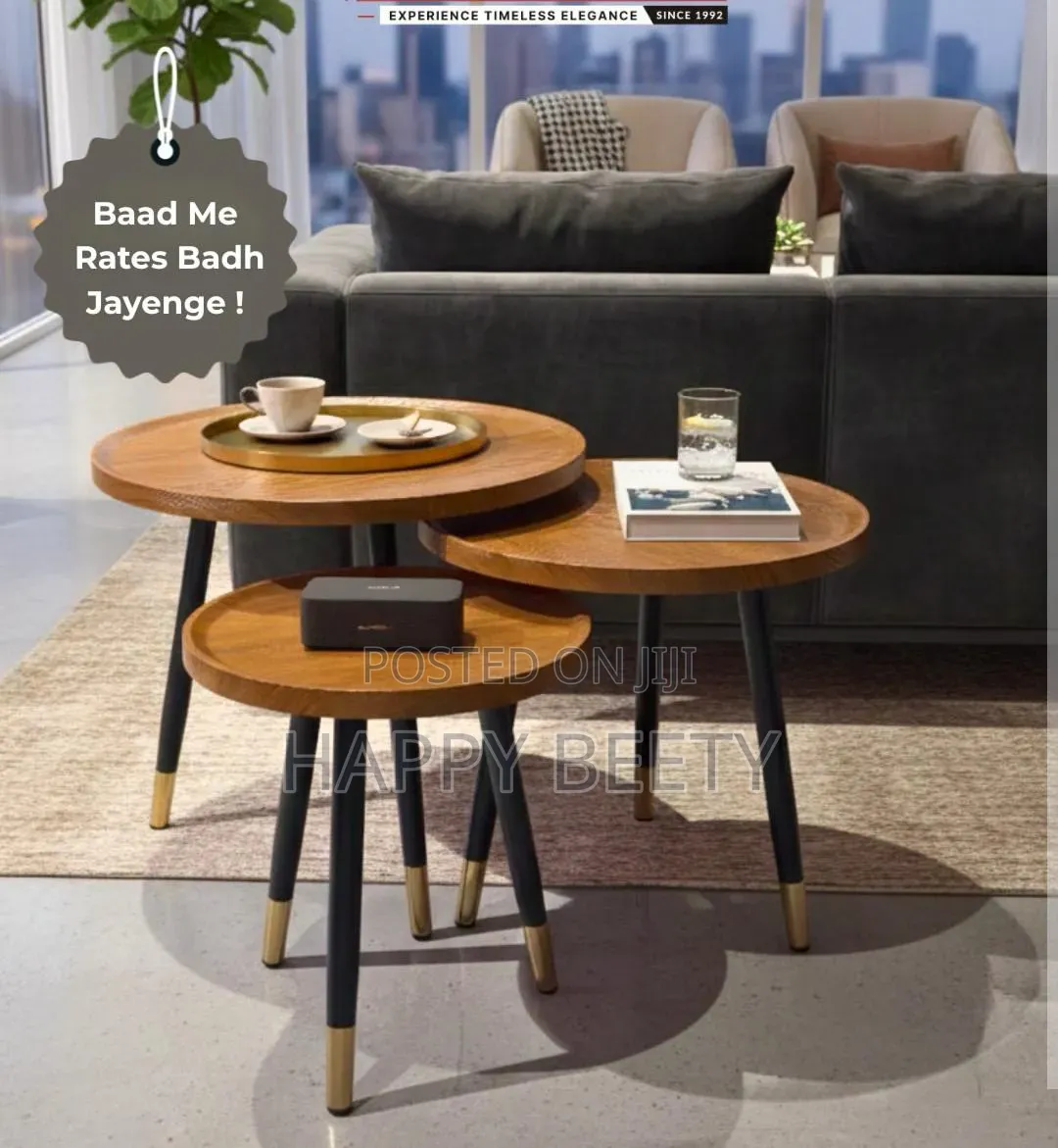 3 PCS Nesting Table