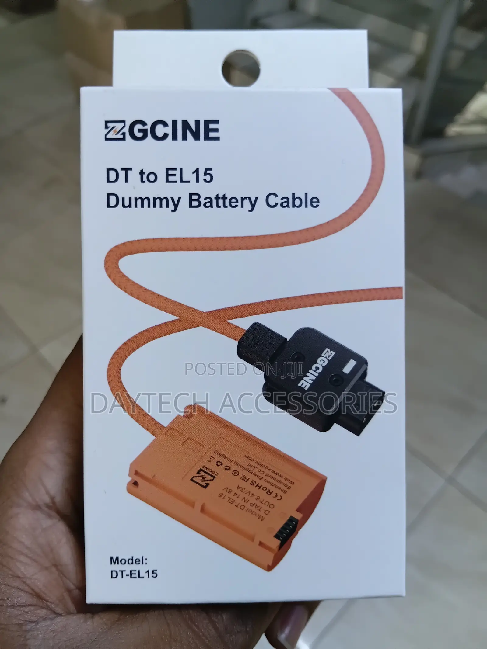 ZGCINE PD-EL15 USB-C PD to EN-EL15 Dummy Battery Cable for Nikon